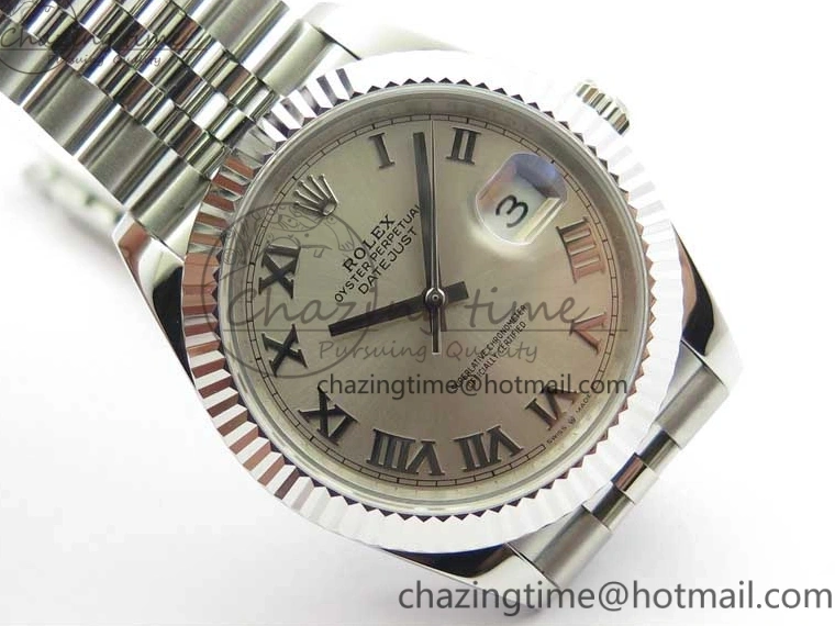 MiroTime 0112 Snug DateJust 41mm 126334 SS BP Maker 1:1 Best Edition New Version Silver Roman Dial on Jubilee Bracelet 3032